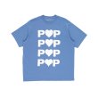 画像1: POP TRADING COMPANY " POOP HEARTS T-SHIRT " - DUTCH BLUE (1)