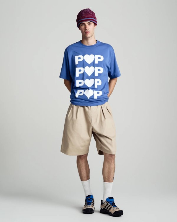 画像3: POP TRADING COMPANY " POOP HEARTS T-SHIRT " - DUTCH BLUE (3)