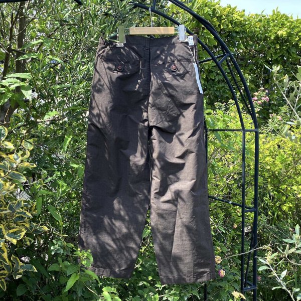 画像5: NOROLL " THICKWALK N.WEATHER PANTS " - DARKEST BROWN (5)