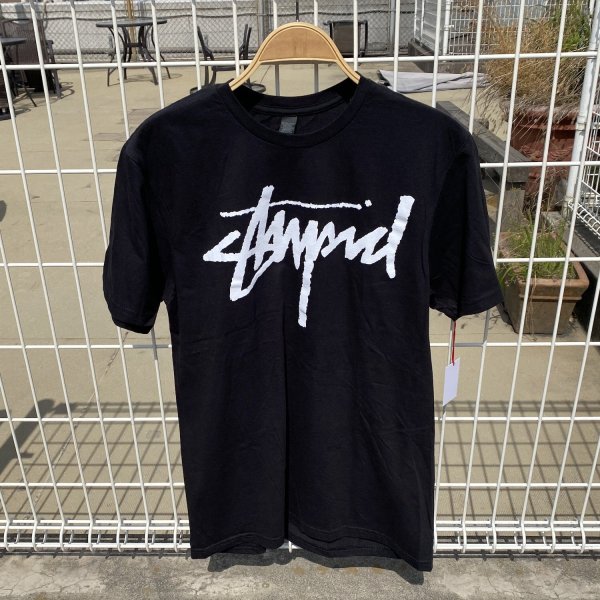 画像1: DEAR,  " STUPID LTD SS TEE " - BLACK (1)