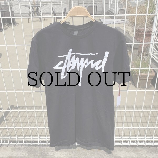 画像1: DEAR,  " STUPID LTD SS TEE " - BLACK (1)