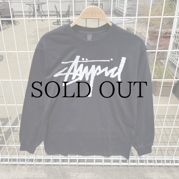 画像1: DEAR,  " STUPID LS TEE " - BLACK (1)