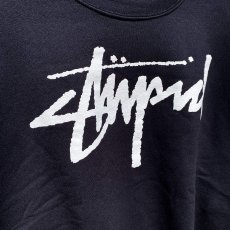 画像2: DEAR,  " STUPID CREW NECK " - BLACK (2)