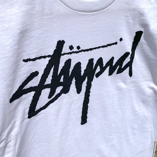 画像2: DEAR,  " STUPID LTD SS TEE " - WHITE (2)