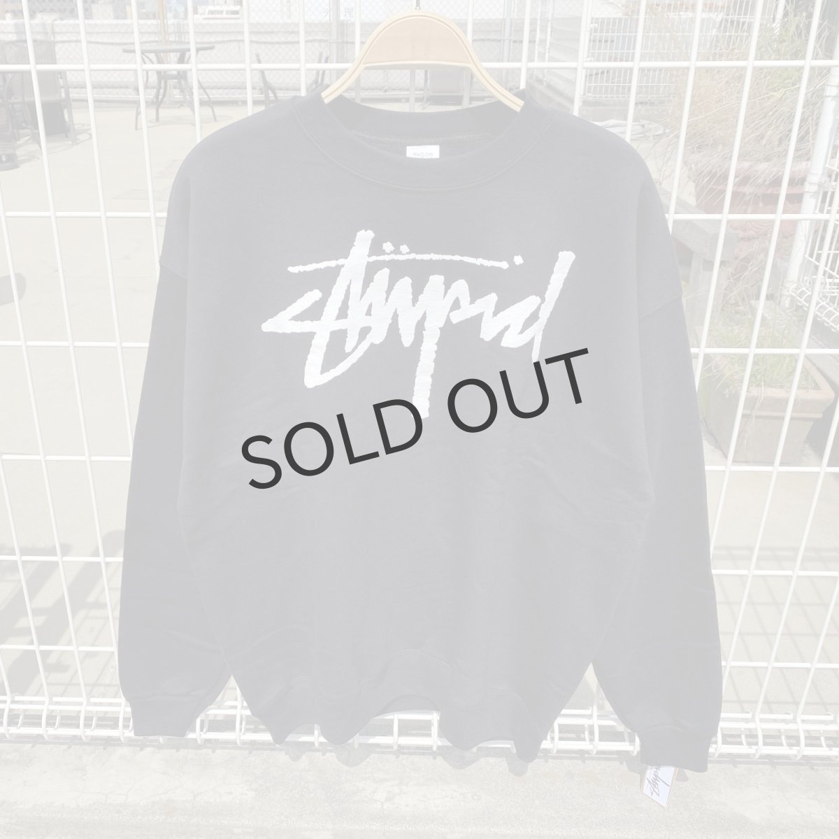 画像1: DEAR,  " STUPID CREW NECK " - BLACK (1)