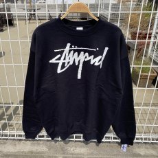 画像1: DEAR,  " STUPID CREW NECK " - BLACK (1)