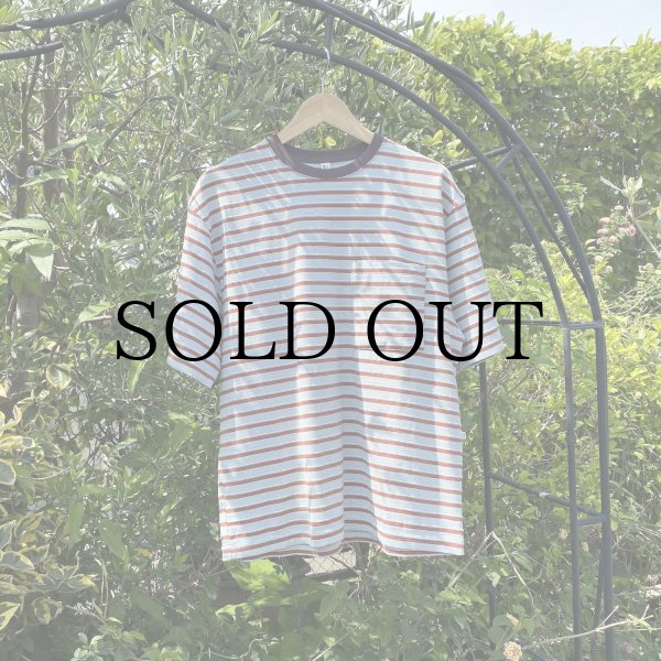 画像1: NOROLL " UNEVENNESS SS TEE" - ORANGE (1)