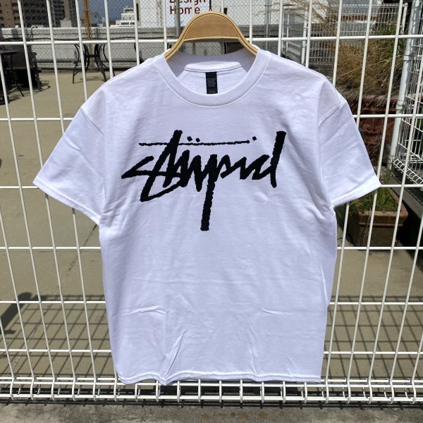 画像1: DEAR,  " STUPID LTD SS TEE " - WHITE (1)