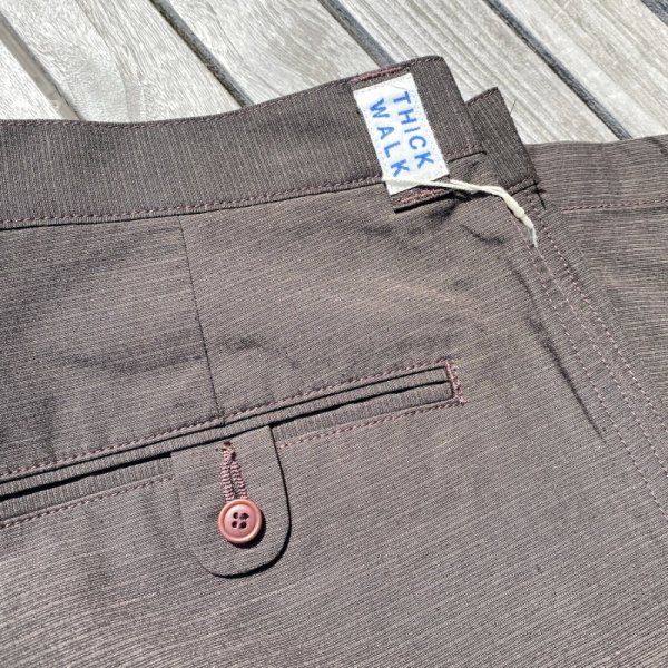 画像6: NOROLL " THICKWALK N.WEATHER PANTS " - DARKEST BROWN (6)