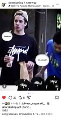 画像2: DEAR,  " STUPID LS TEE " - BLACK (2)