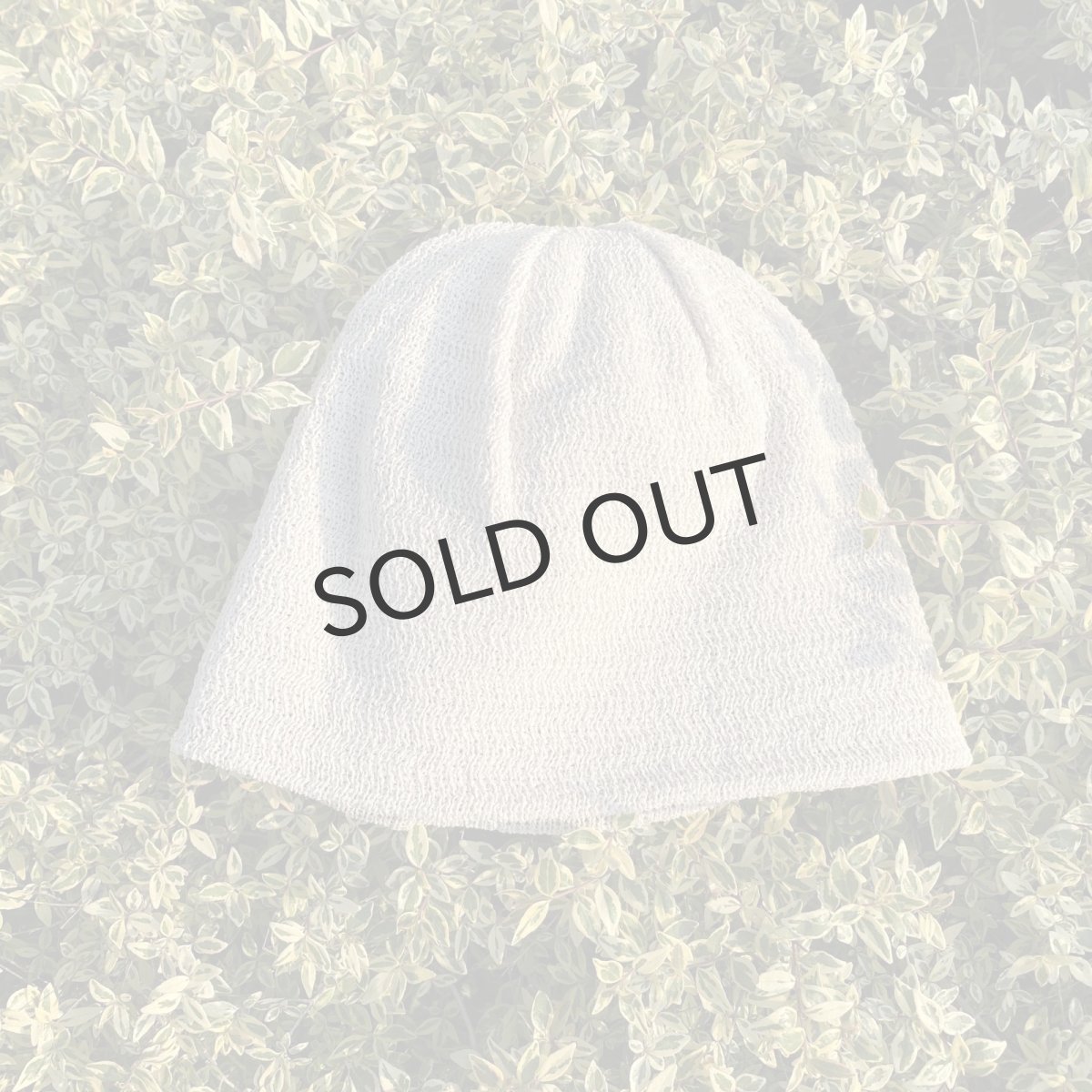 画像2: NOROLL " TWOFACE WASHI BEANIE " - OFF WHITE (2)