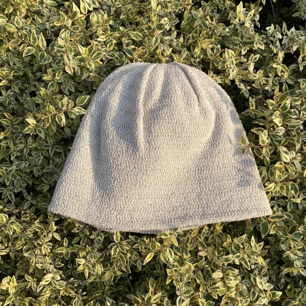 画像2: NOROLL " TWOFACE WASHI BEANIE " - OFF WHITE (2)