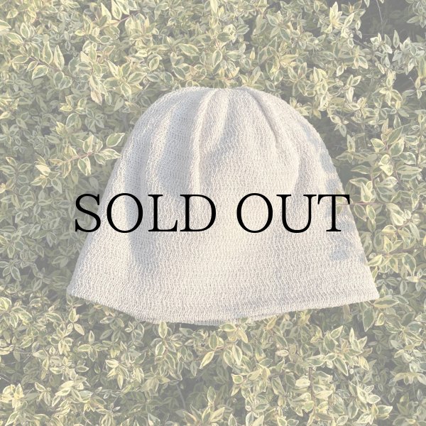 画像2: NOROLL " TWOFACE WASHI BEANIE " - OFF WHITE (2)