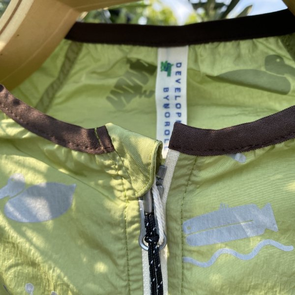 画像4: NOROLL " SIGN REFLECTION PULLOVER " - LIME GREEN (4)