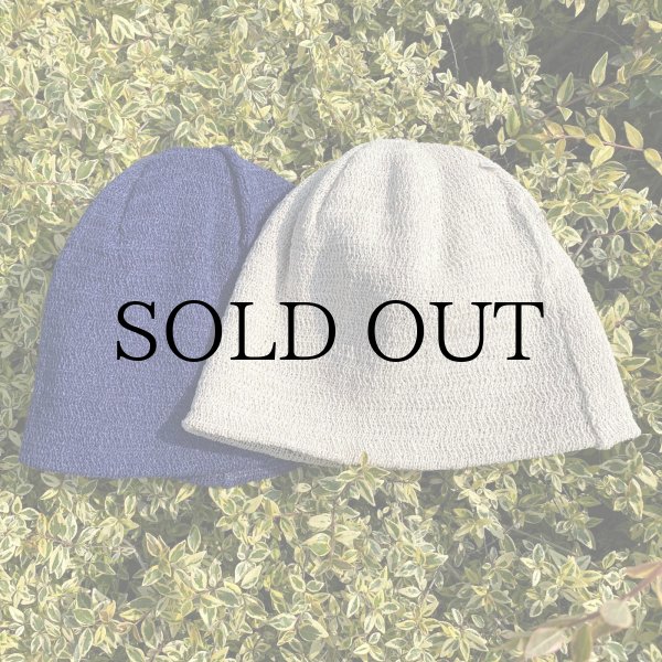 画像4: NOROLL " TWOFACE WASHI BEANIE " - BLUE (4)