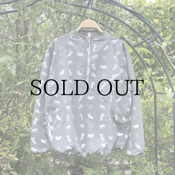 画像1: NOROLL " SIGN REFLECTION PULLOVER " - GREY (1)