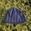 画像1: NOROLL " TWOFACE WASHI BEANIE " - BLUE (1)