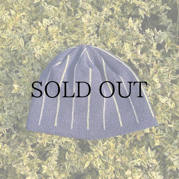 画像1: NOROLL " TWOFACE WASHI BEANIE " - BLUE (1)