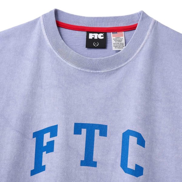 画像2: FTC " PIGMENT DYED TEE "- LIGHT PURPLE (2)