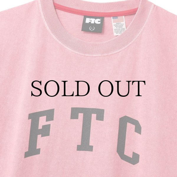 画像2: FTC " PIGMENT DYED TEE "- PINK (2)