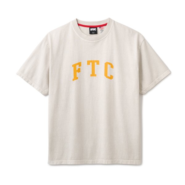 画像1: FTC " PIGMENT DYED TEE "- NATURAL (1)