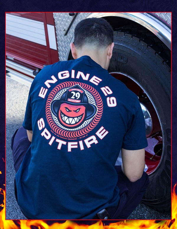 画像5: SPITFIRE " ENGINE 29 TEE " - NAVY (5)