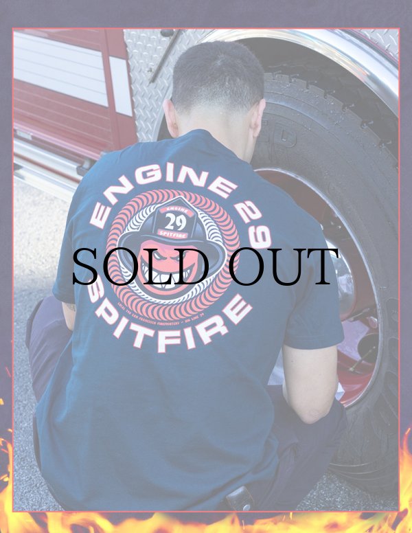 画像5: SPITFIRE " ENGINE 29 TEE " - NAVY (5)