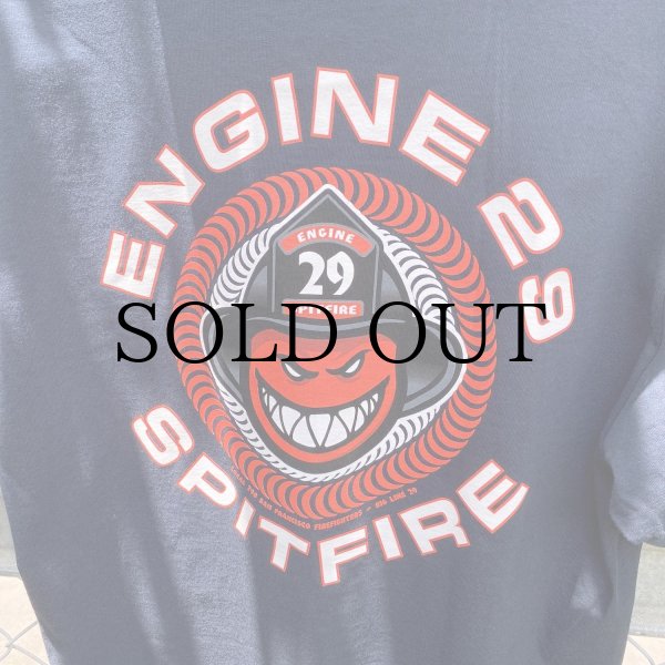 画像2: SPITFIRE " ENGINE 29 TEE " - NAVY (2)