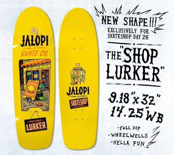 画像6: ANTI HERO " JALOPI SKATE CO. SHOP LUKER CAPSULE " - 9.18" x 32" / new shape (6)