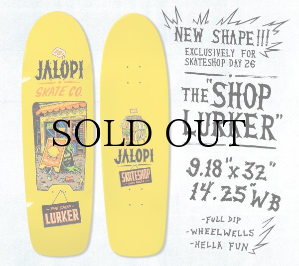 画像6: ANTI HERO " JALOPI SKATE CO. SHOP LUKER CAPSULE " - 9.18" x 32" / new shape (6)