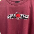 画像2: SPITFIRE " OLD E DROP BIGHEAD SS TEE / YOUTH SIZE  " - MAROON / RED (2)