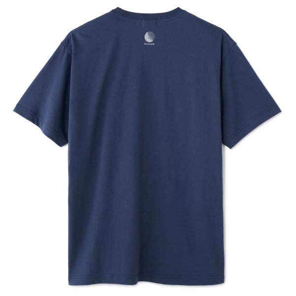 画像2: HELLRAZOR®︎ MOZYSKEY COLLECTION " LETTER SHIRT " - NAVY (2)
