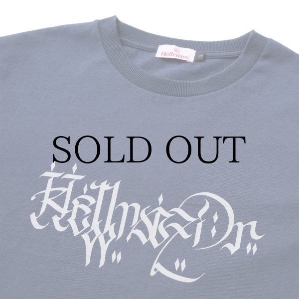 画像3: HELLRAZOR®︎ MOZYSKEY COLLECTION " LETTER SHIRT " - NAVY (3)