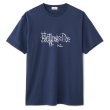 画像1: HELLRAZOR®︎ MOZYSKEY COLLECTION " LETTER SHIRT " - NAVY (1)