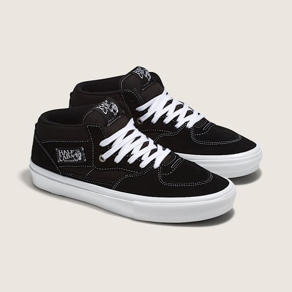 画像2: VANS " SKATE HALF CAB " - BLACK / WHITE ［ USA企画 ］ (2)