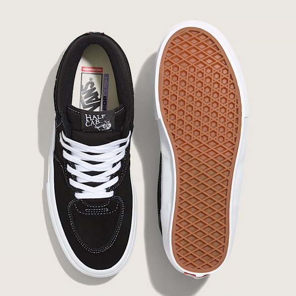 画像3: VANS " SKATE HALF CAB " - BLACK / WHITE ［ USA企画 ］ (3)