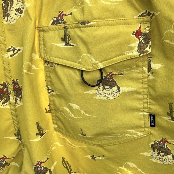 画像5: LONE STAR X BRIXTON " EVERYDAY HYBRID SHORT 7 " - TEXAS GOLD (5)