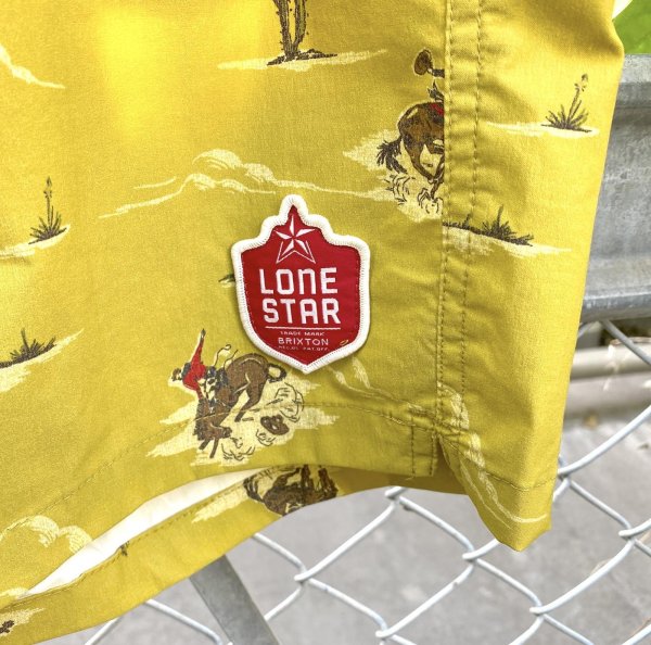 画像3: LONE STAR X BRIXTON " EVERYDAY HYBRID SHORT 7 " - TEXAS GOLD (3)