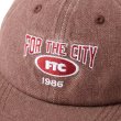 画像2: FTC  " WASHED DENIM 6 PANEL " - CARDINAL (2)