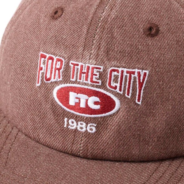 画像2: FTC  " WASHED DENIM 6 PANEL " - CARDINAL (2)