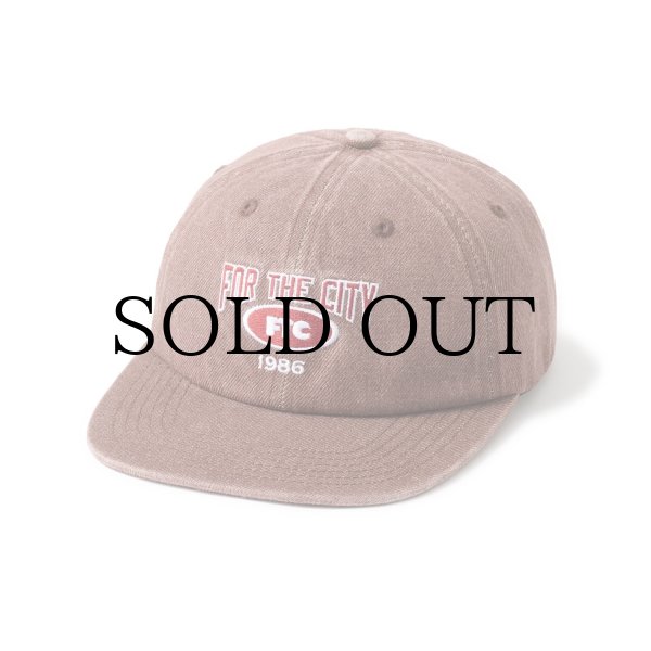 画像1: FTC  " WASHED DENIM 6 PANEL " - CARDINAL (1)