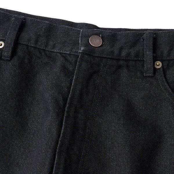 画像3: FTC " DENIM SHORT " - BLACK (3)