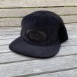 画像1: REAL " OVAL CORDUROY SNAPBACK " - BLACK (1)