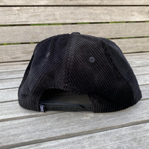 画像3: REAL " OVAL CORDUROY SNAPBACK " - BLACK (3)