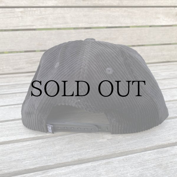 画像3: REAL " OVAL CORDUROY SNAPBACK " - BLACK (3)