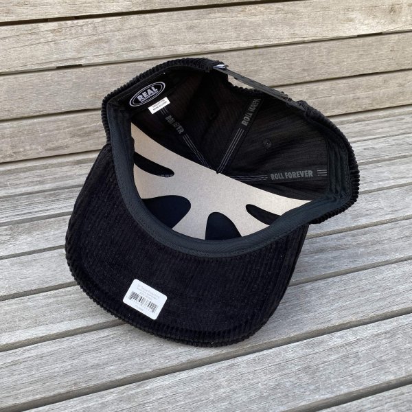 画像4: REAL " OVAL CORDUROY SNAPBACK " - BLACK (4)