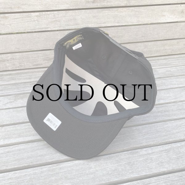 画像4: ANTIHERO " BASIC EAGLE SNAP BACK " - BLACK / GOLD (4)