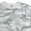 画像2: COMFORTABLE REASON " PIGMENT DYED MELT CAMO TEE " - MINT (2)