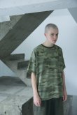 画像5: COMFORTABLE REASON " PIGMENT DYED MELT CAMO TEE " - OLIVE (5)