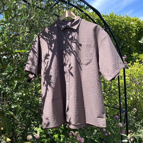 画像1: NOROLL " NORMAL PANAMA SS SHIRT " - PANAMA CHECK (1)